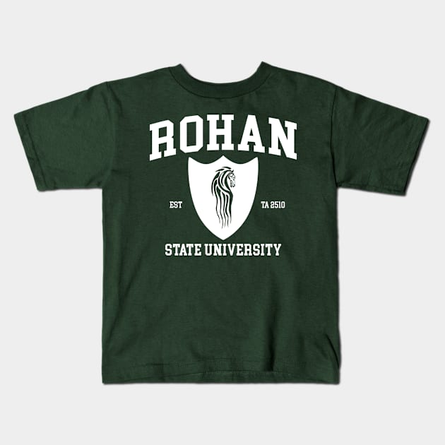 Rohan State University Kids T-Shirt by Def_K